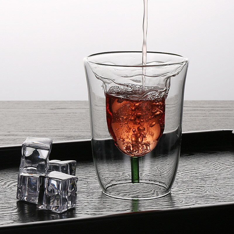 BowLift | Flower Pattern Double-Layer Glass