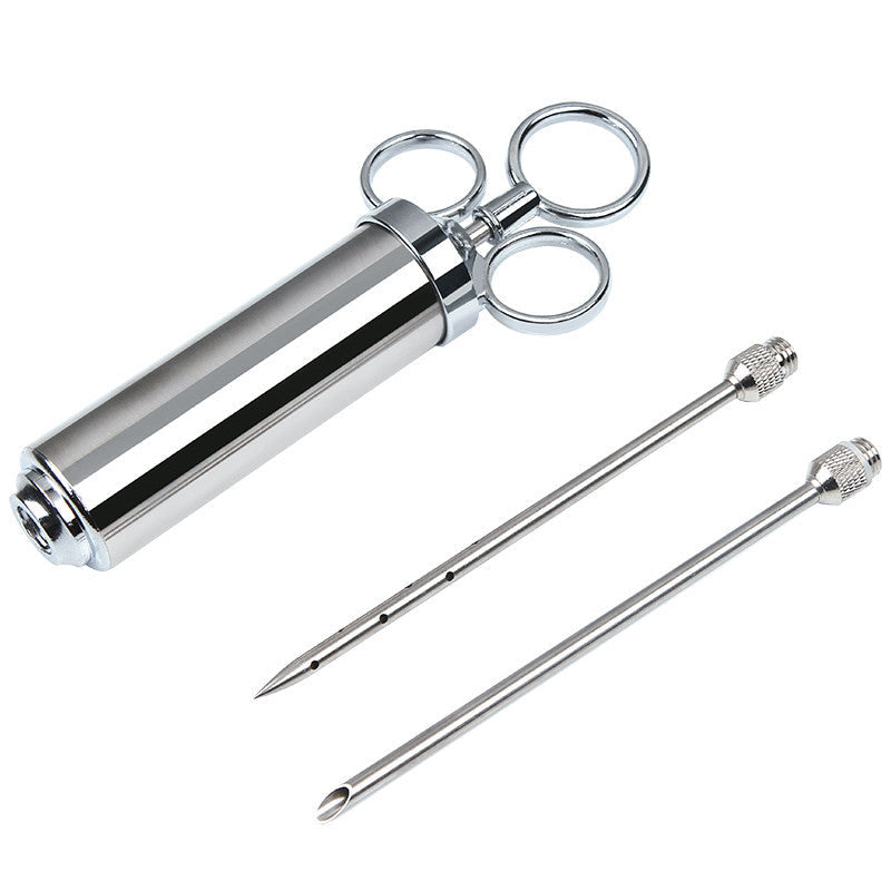 BowLift | Stainless Steel Meat Marinade Injector, with 3 Needles, for Meats, Turkey, Brisket
