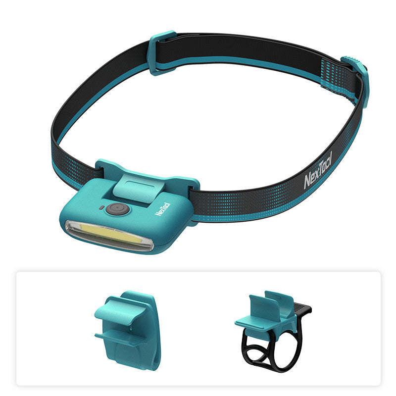 BowLift | Rechargeable Adjustable Headlamps for Runners, with Head Band, Hat Clip & Bike Clip