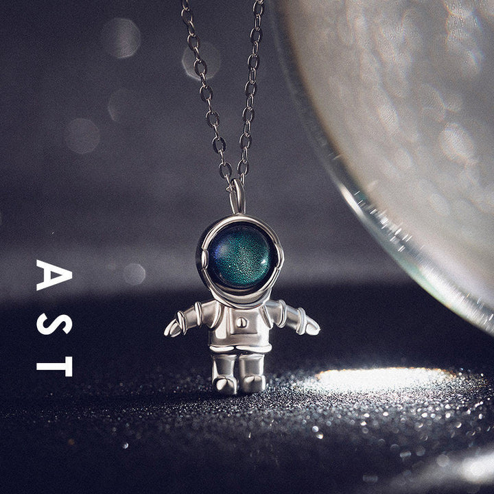 BowLift | Silver Astronaut Necklace, Jewelry Gifts for Women