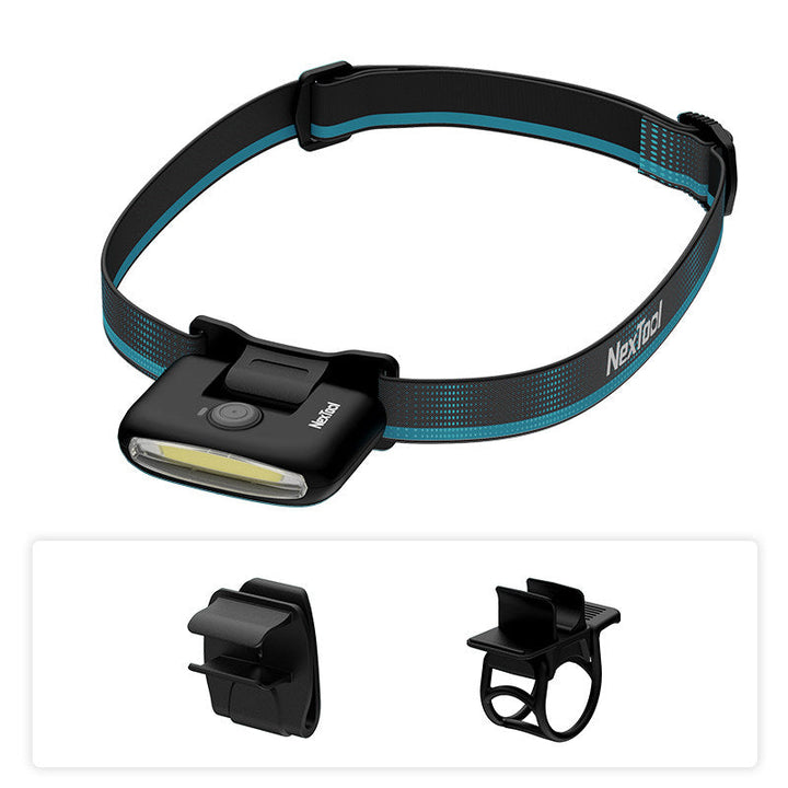 BowLift | Rechargeable Adjustable Headlamps for Runners, with Head Band, Hat Clip & Bike Clip