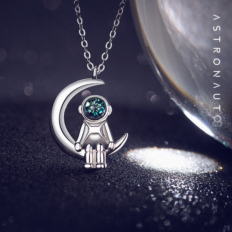 BowLift | Silver Astronaut Necklace, Jewelry Gifts for Women