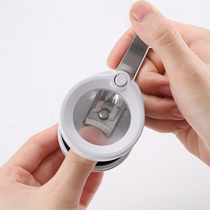 BowLift | Nail Clipper with 3.5x Zoom Magnifying Glass and Light, for Seniors & Children