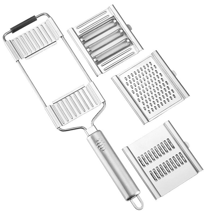 Grater 3-in-1 Stainless Steel - for Vegetables, Fruits etc. | Bowlift