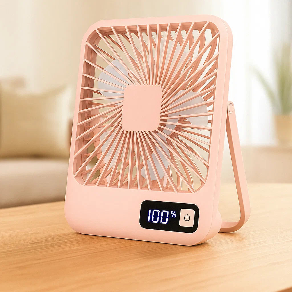 Portable USB Rechargeable Table Cooling Fan | Bowlift