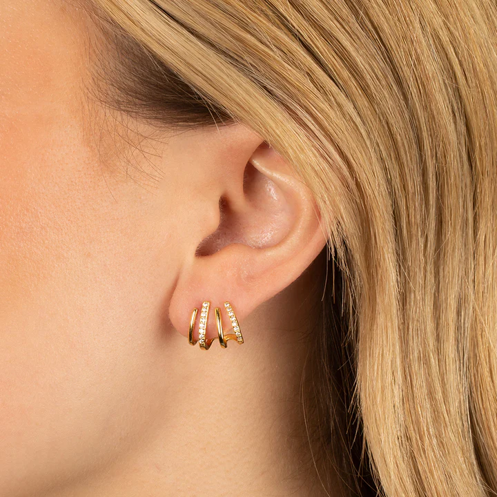 BowLift | Women’s Twist Earrings | Lightweight Statement Jewelry | Hypoallergenic Finish