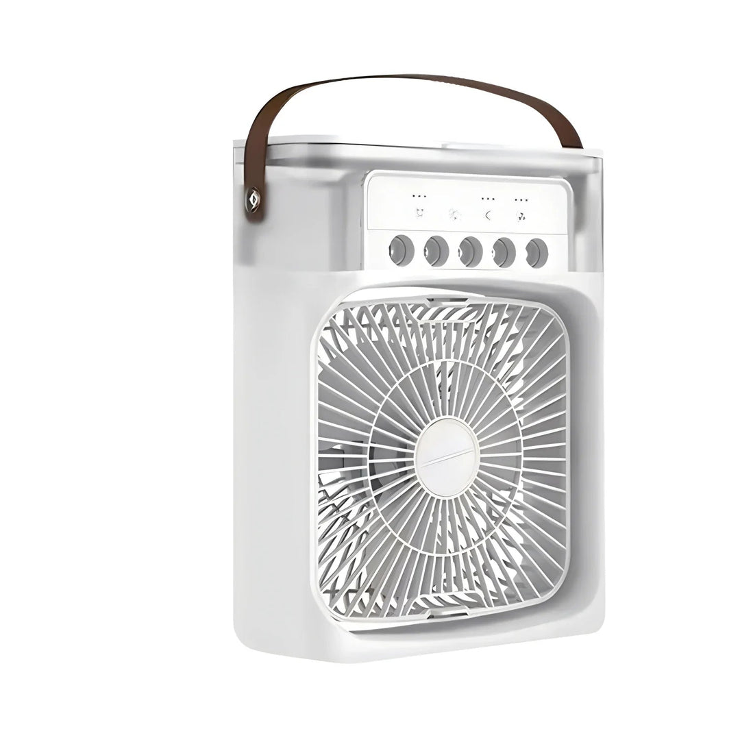 BowLift | 3-in-1 Air Cooler, Humidifier & Fan with LED Light – Portable USB Air Conditioner for Home & Office