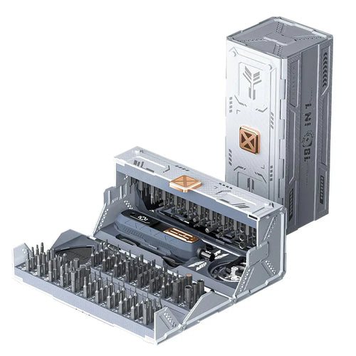 BowLift | EliteCraft 180-piece Precision Screwdriver Set | Comprehensive toolkit for precision tasks and repairs