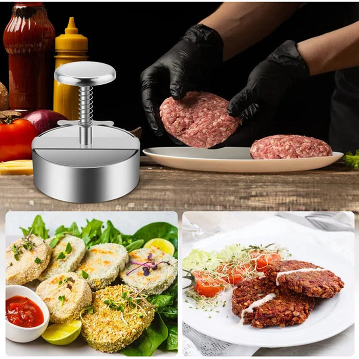 Manual meat press for hamburger patties | Bowlift