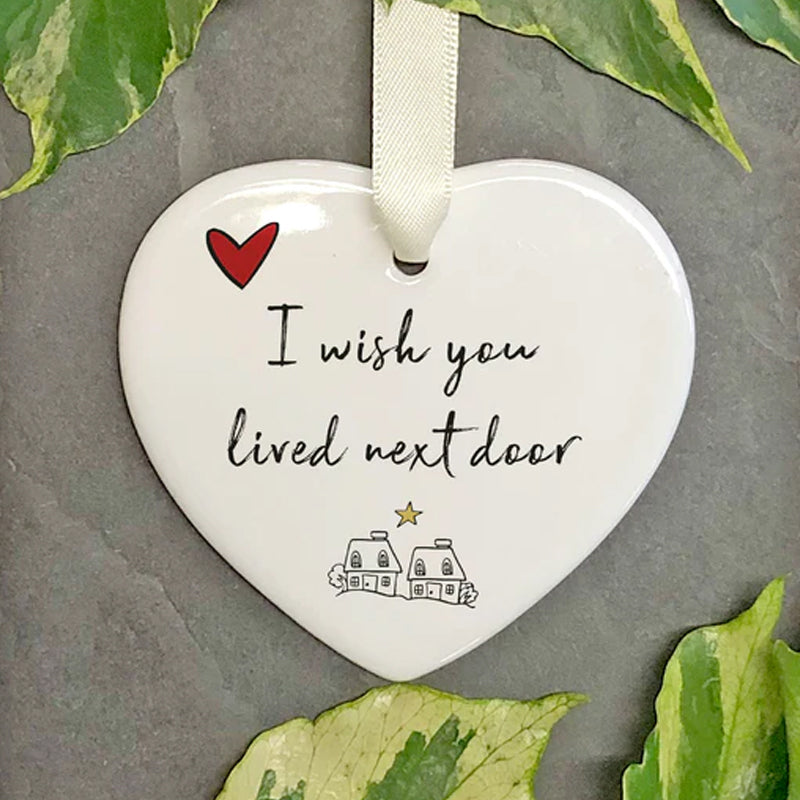 BowLift | Ceramic Heart Hanging Ornament