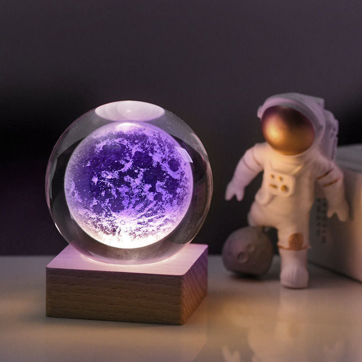 BowLift | 3D Galaxy Crystal Ball Night Light Decorative Lamp
