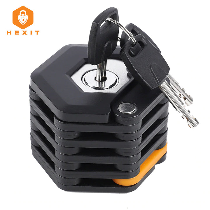 HEXIT™ FoldLock - Compact and Lightweight Bike Lock Bowlift
