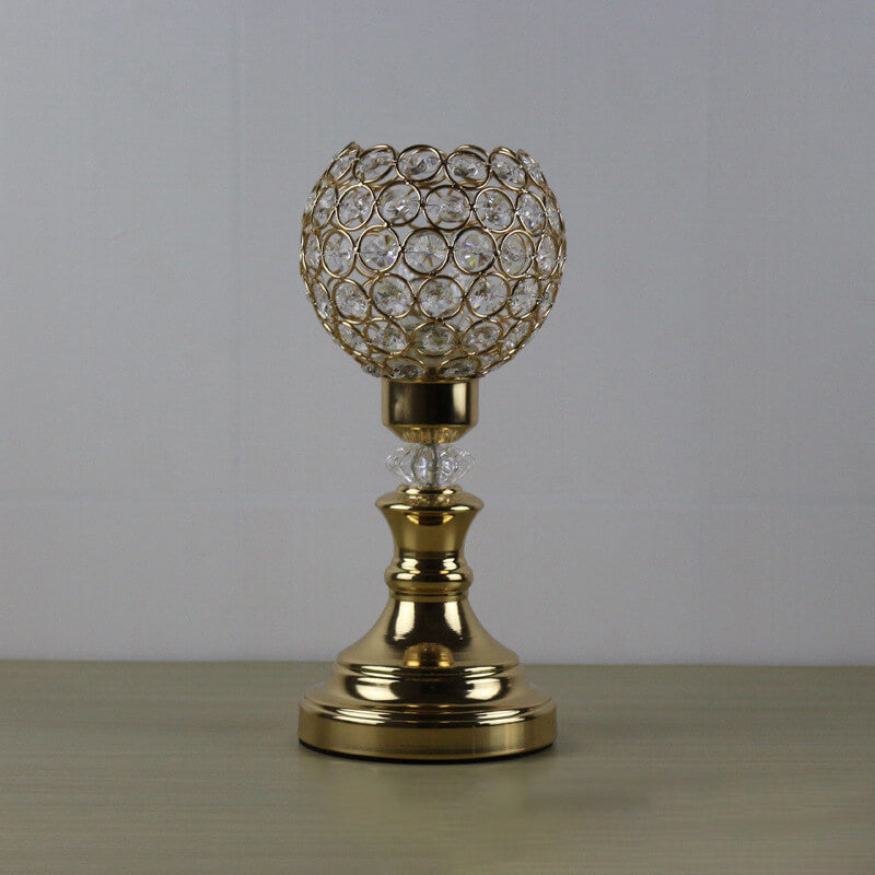 BowLift | European Luxury Crystal Ball 1-Light Art Table Lamp
