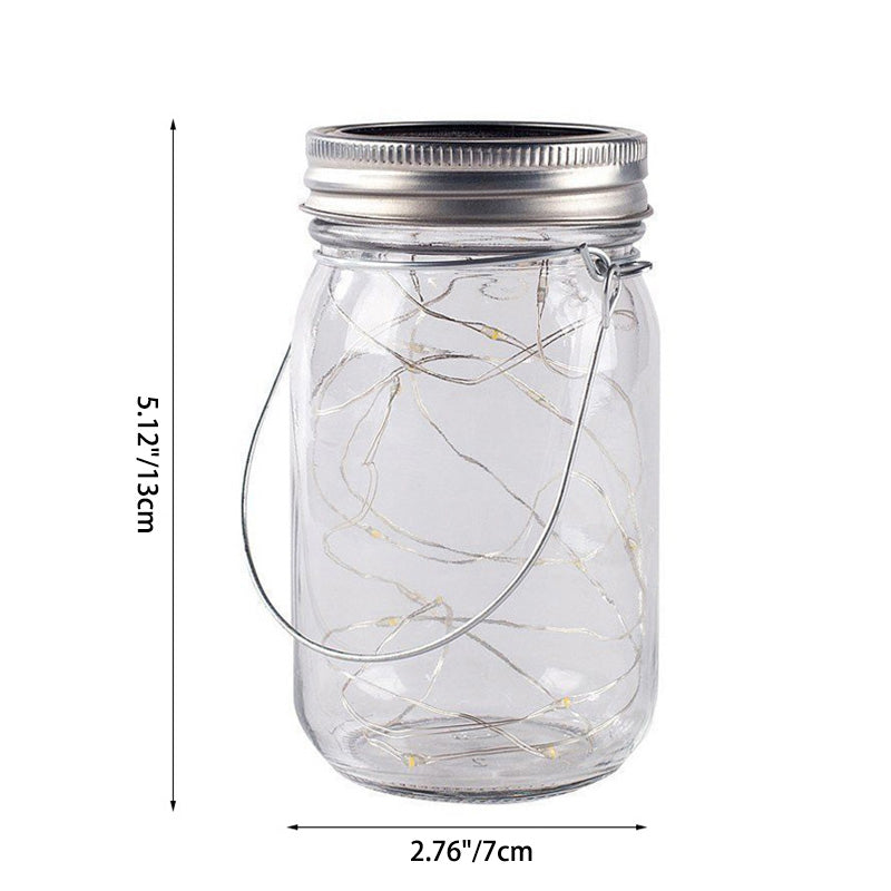 BowLift | Modern Art Deco Waterproof Solar Glass Stainless Steel Copper Wire Star LED String Lights Outdoor Lighting For Garden
