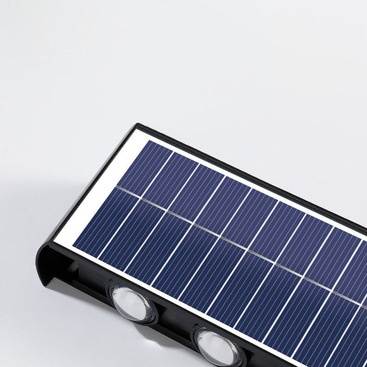 BowLift | Lumiora Modern Solar-LED Wall Lamp for Outdoors | Rectangular Design | IP56 Waterproof | Different Sizes & Light Intensities
