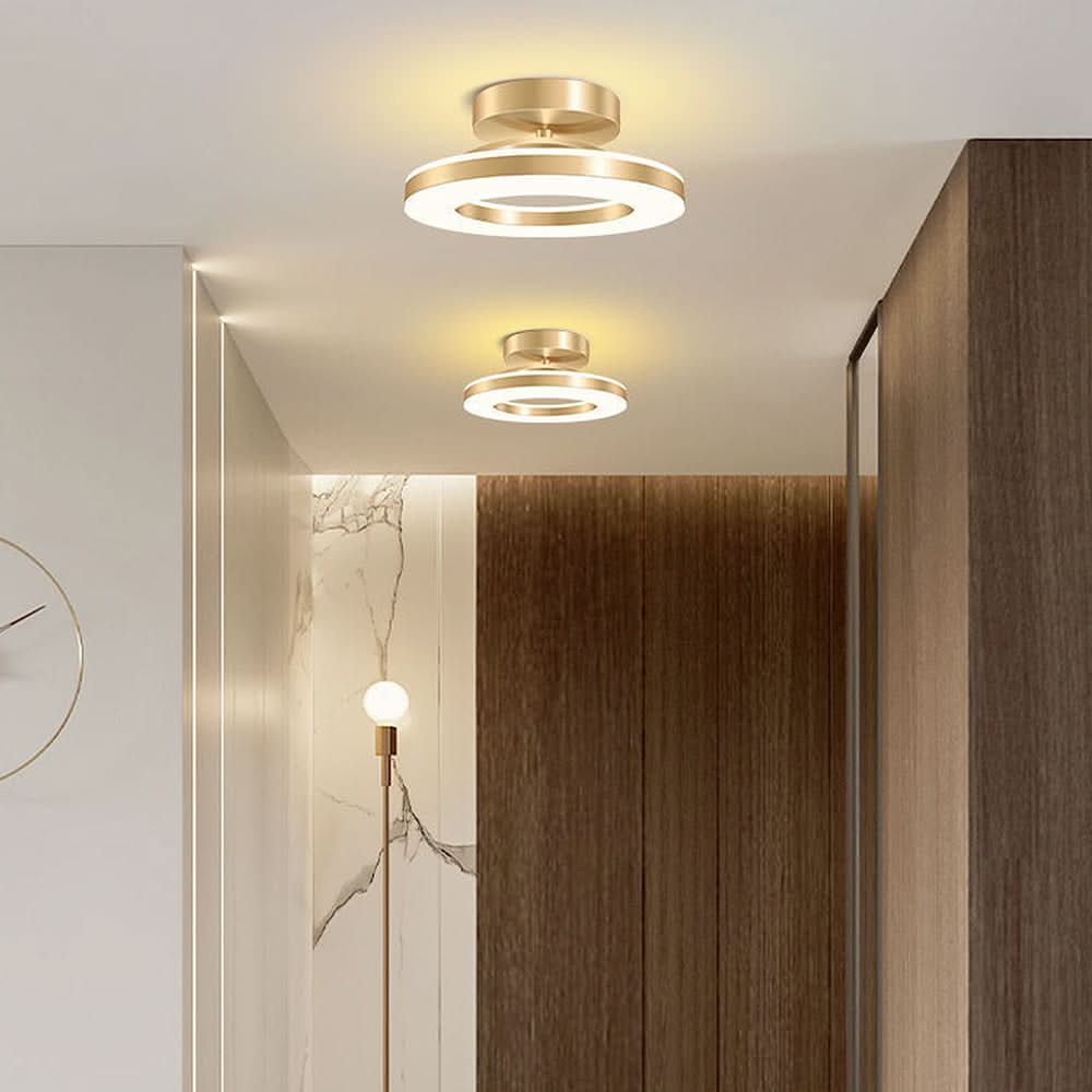 BowLift | ZAYNO Black LED Ceiling Light – Modern Flush Mount