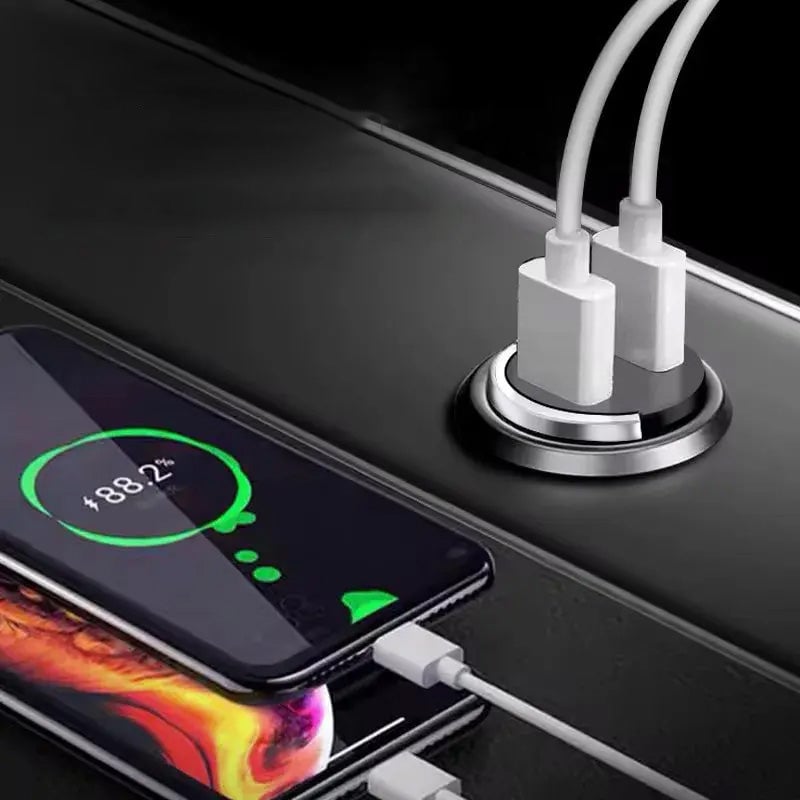 BowLift | Metal Pull-Ring Invisible Fast Car Charger