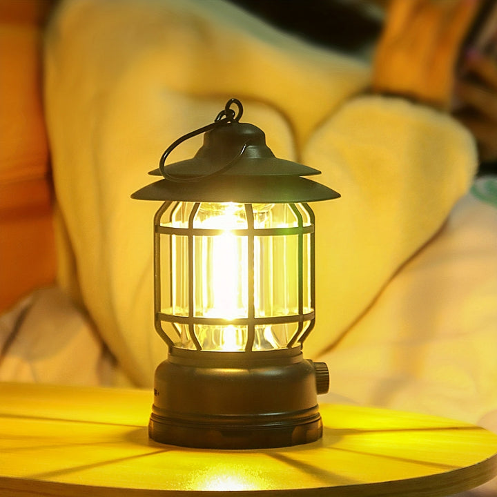RetroGlow Lamp – Dimmable Rechargeable LED Outdoor Lighting | Bowlift