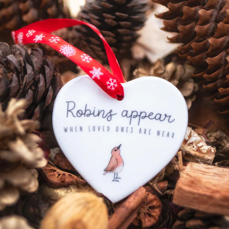 BowLift | Ceramic Heart Hanging Ornament