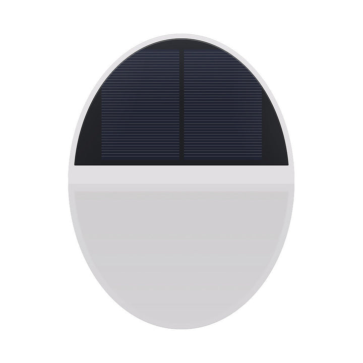 Solar Outdoor Waterproof Round Flat Body Radar Sensor LED Wall Sconce Lamp | Bowlift