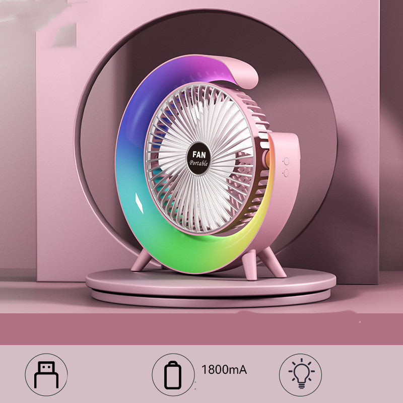 USB-Charging Night Light Mini Fan | Bowlift