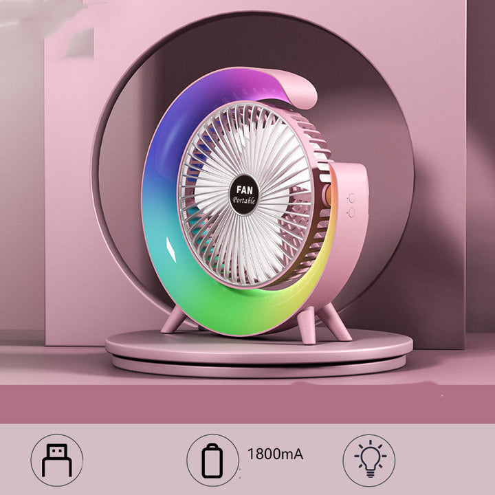 USB-Charging Night Light Mini Fan | Bowlift