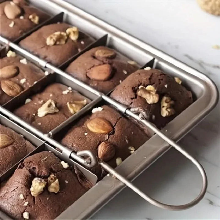 BowLift | Non-Stick Brownie Pan with 18 Dividers Aluminum Bakeware