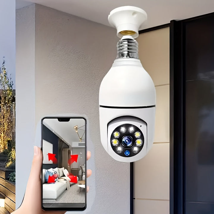 BowLift | Smart Lamp Camera with HD Quality, Night Vision and Two-Way Audio for Enhanced Home Security