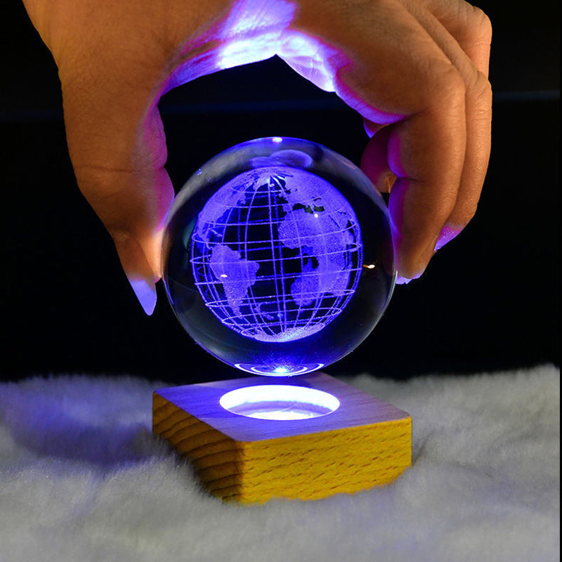 BowLift | 3D Galaxy Crystal Ball Night Light Decorative Lamp