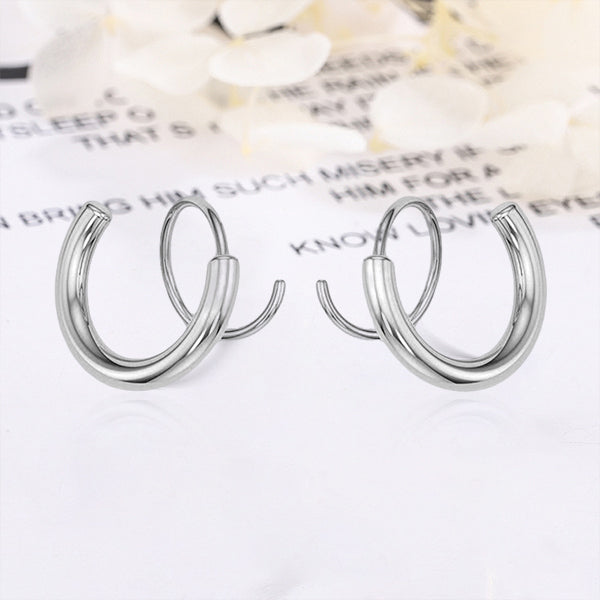 BowLift | Double Twist Spiral Earrings