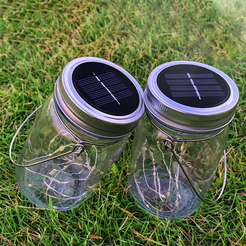 BowLift | Modern Art Deco Waterproof Solar Glass Stainless Steel Copper Wire Star LED String Lights Outdoor Lighting For Garden