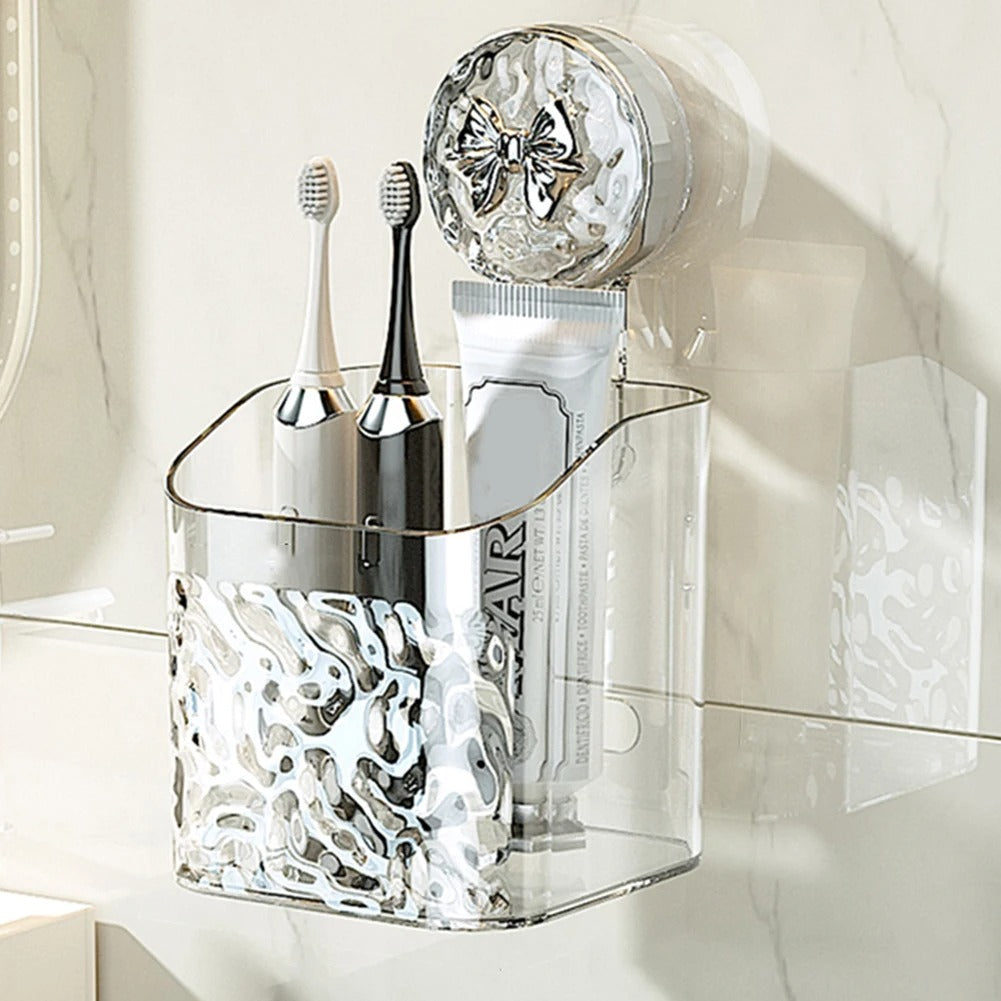 Practical wall shelf | Drill-free storage in the bathroom | Bowlift