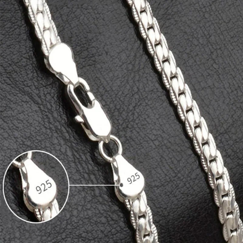 SilverGlow Necklace – Luxe 925 Silver Necklace for Women Bowlift