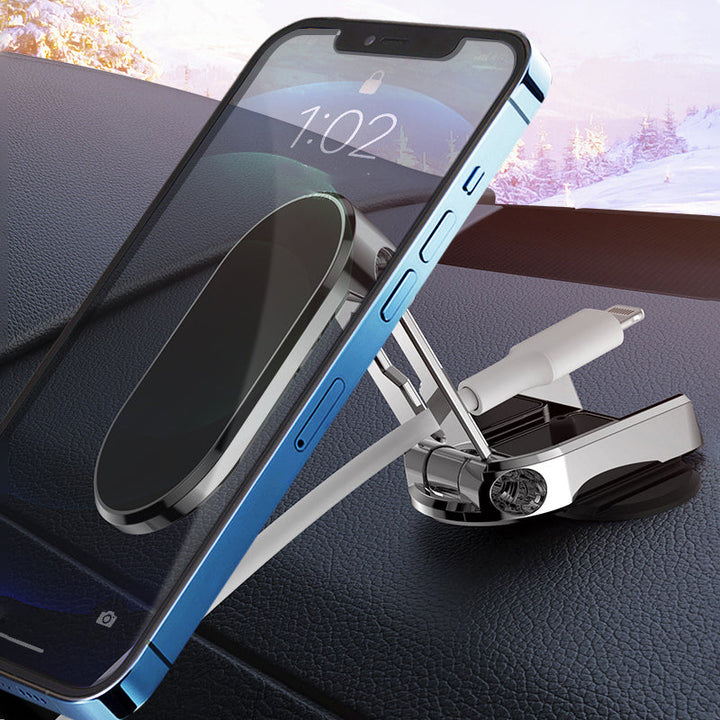 Metal Folding Car Phone Holder Bowlift