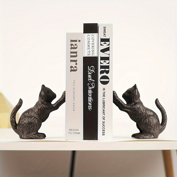 IronVintage – Timeless Cast Iron Bookends with Classic Look Bowlift