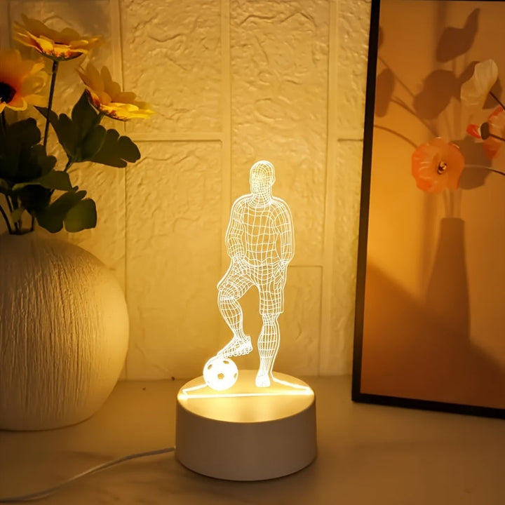 SportGlow Lamp - 3D Football Illusion Table Lamp Bowlift