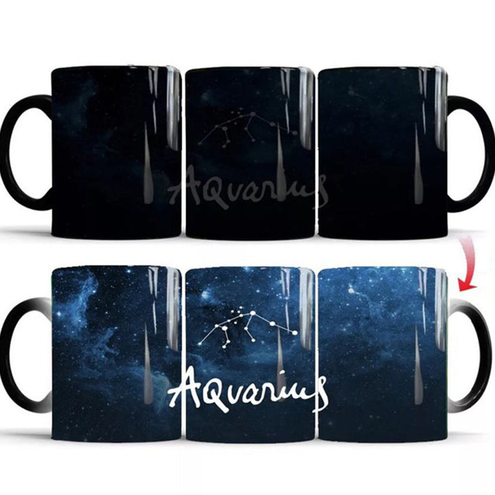 Zodiac Color Changing Magic Mugs, Heat Sensitive Ceramics Cups | Bowlift
