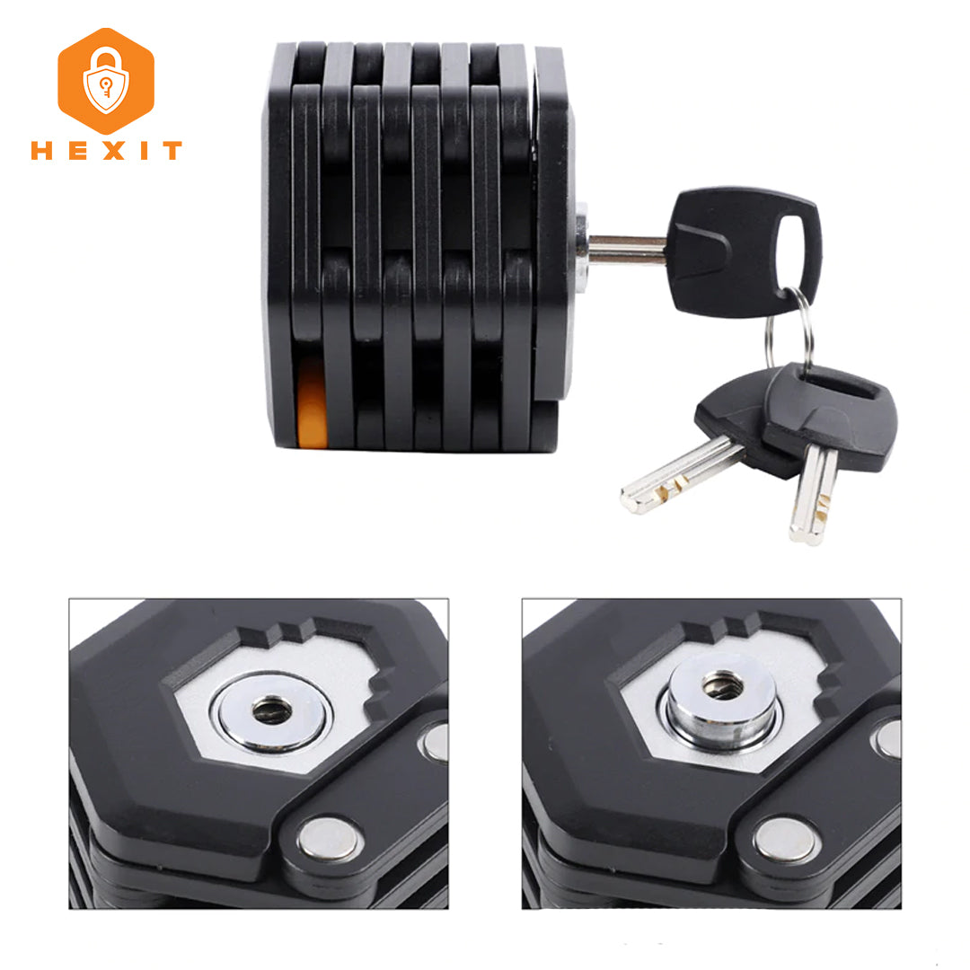 HEXIT™ FoldLock - Compact and Lightweight Bike Lock Bowlift