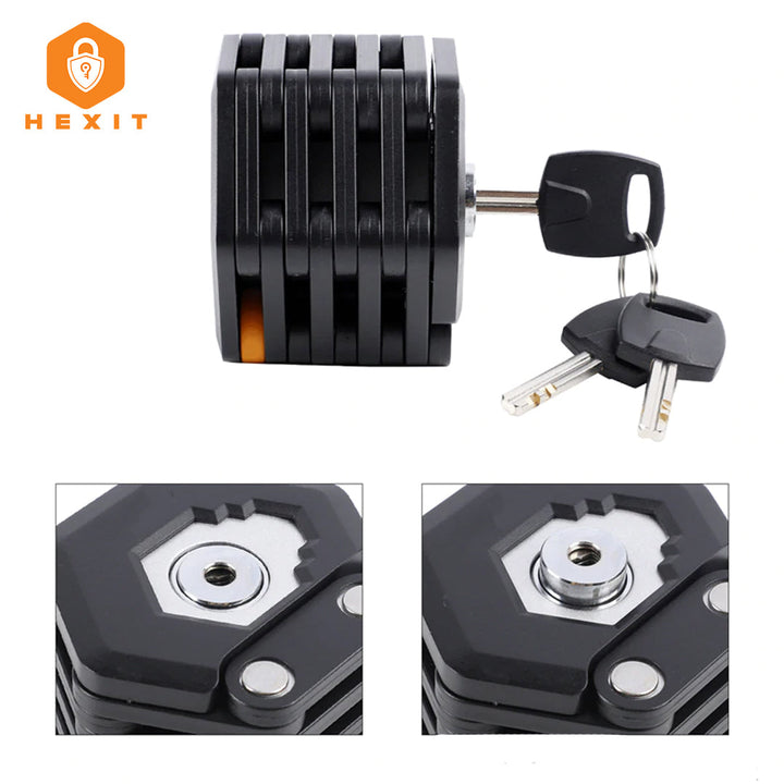 HEXIT™ FoldLock - Compact and Lightweight Bike Lock Bowlift
