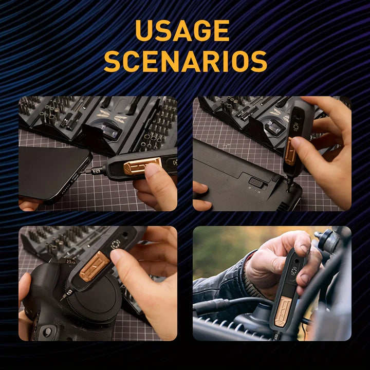 BowLift | EliteCraft 180-piece Precision Screwdriver Set | Comprehensive toolkit for precision tasks and repairs