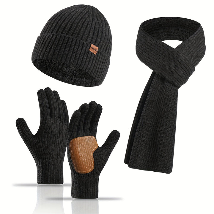 BowLift | Winter Comfort Set – Knitted Beanie, Scarf and Gloves for Unisex