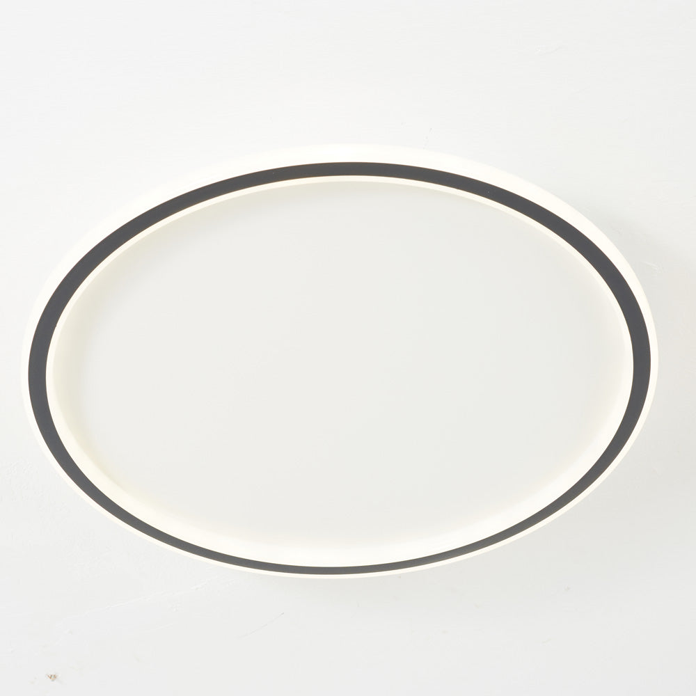LunaNova - Modern LED Ceiling Light Metal/Acrylic for Living and Bedroom, Bowliftack/White Design | Bowlift