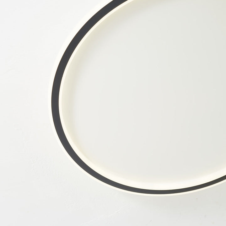 LunaNova - Modern LED Ceiling Light Metal/Acrylic for Living and Bedroom, Bowliftack/White Design | Bowlift