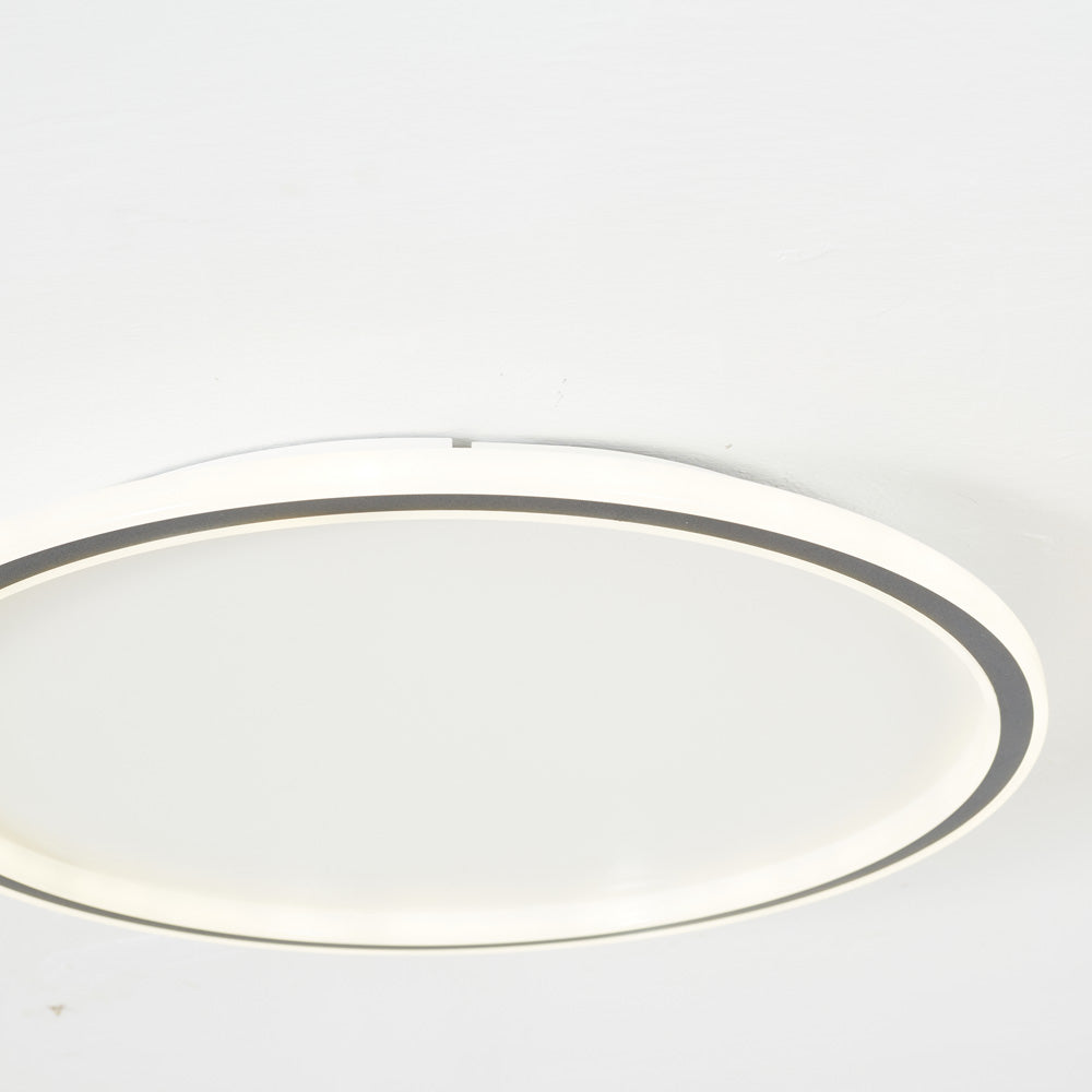 LunaNova - Modern LED Ceiling Light Metal/Acrylic for Living and Bedroom, Bowliftack/White Design | Bowlift