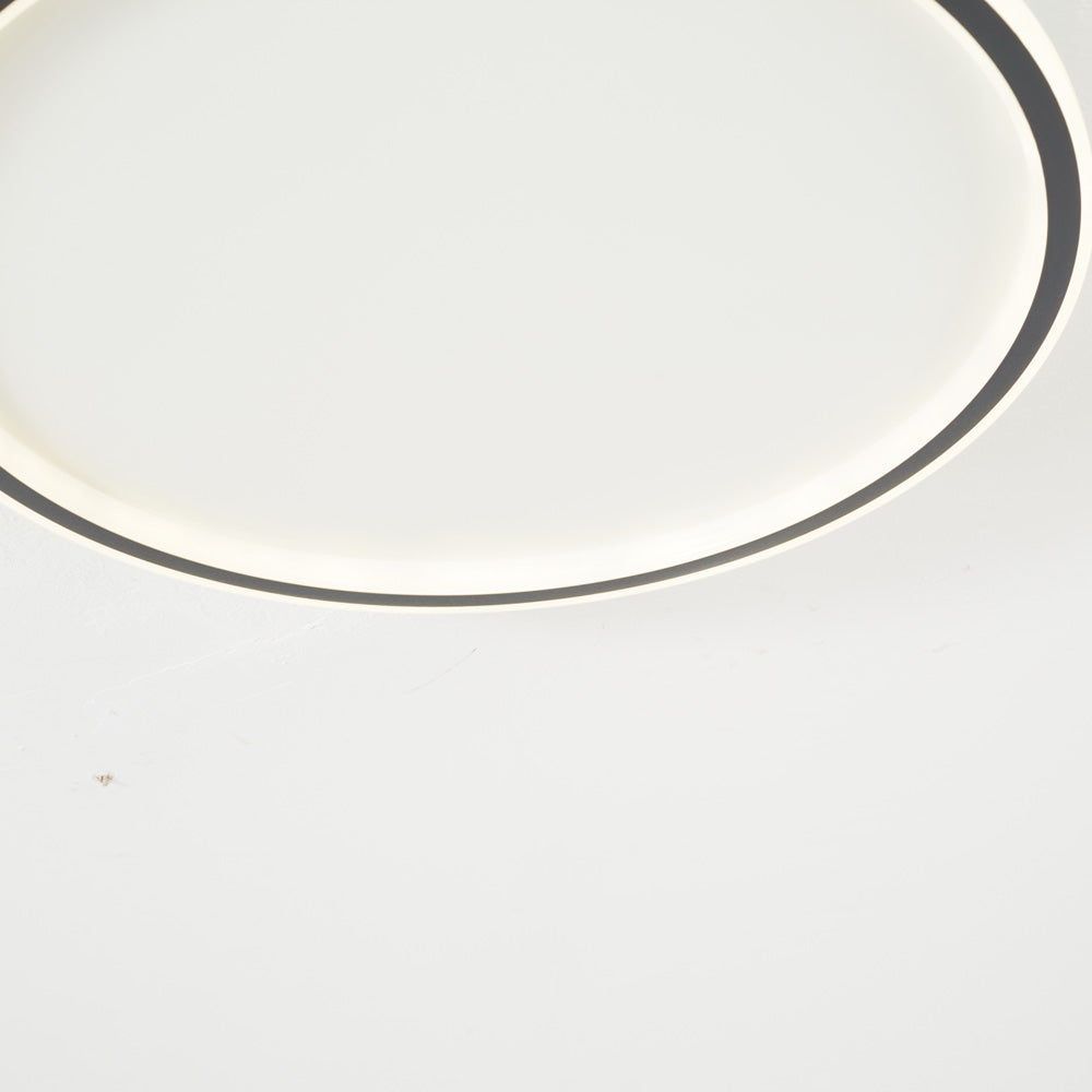 LunaNova - Modern LED Ceiling Light Metal/Acrylic for Living and Bedroom, Bowliftack/White Design | Bowlift