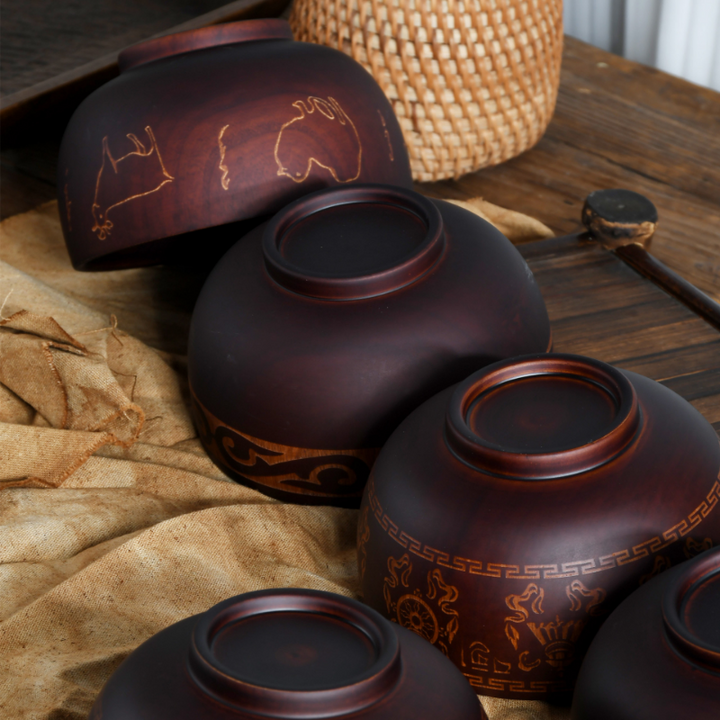 Ethnic wooden bowl Bowlift
