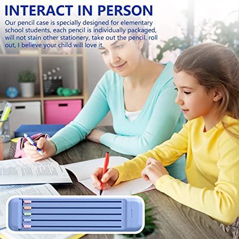 BowLift | Multifunctional Pencil Case for Kids with 5pcs Pencils2B, Eraser and Ruler