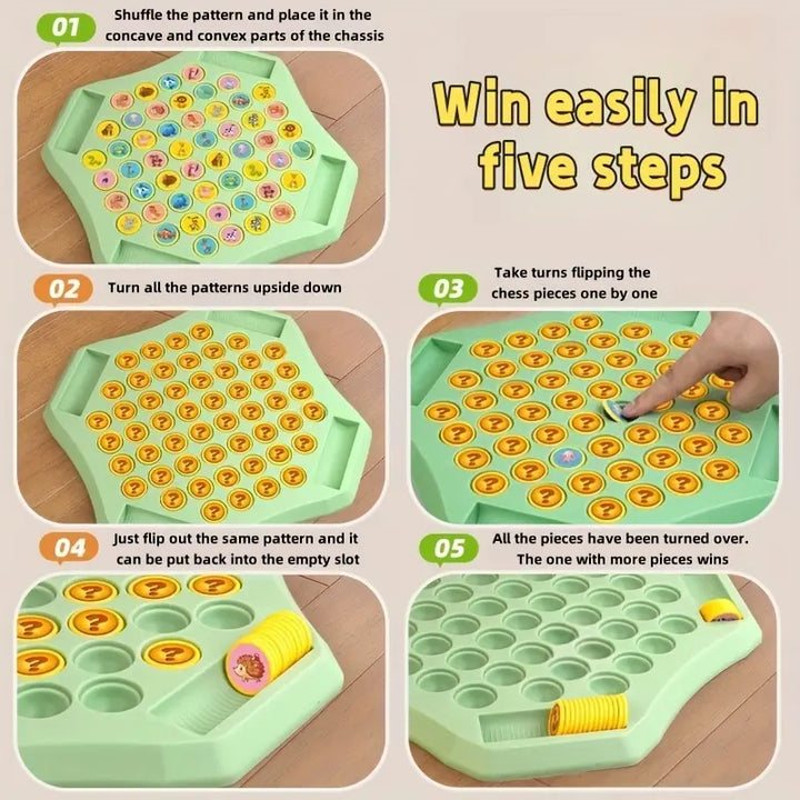 BowLift | Animal Coin Memory Game Board
