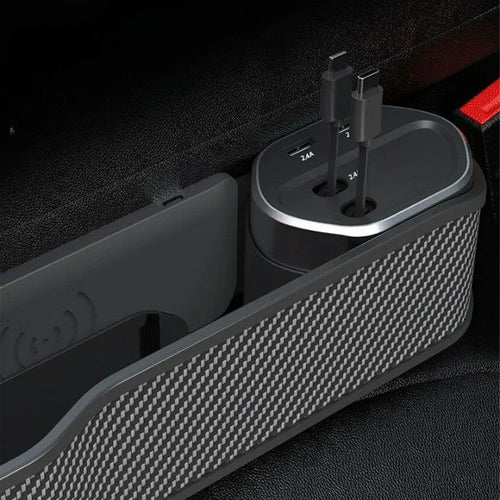 BowLift | Car Seat Gap Organizer Cup Holder Wireless Charger