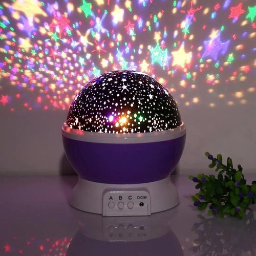 Projector Night Lamp Rotating Stars Bowlift